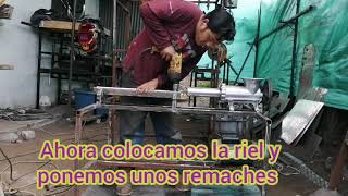 Construcción de una máquina para hacer briquetas de carbón con material reciclado [upl. by Norvall681]