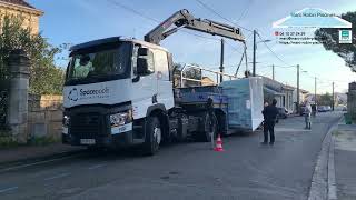 Mercredi 28 Février  livraison 🚛 🏠 dune piscine STAR 4 sans déclaration de travaux à Talence [upl. by Genni486]