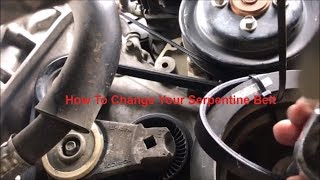 20112017 Ford F150 50 Both Serpentine Belt Install [upl. by Durham495]