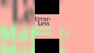 How to download Errorless Mathematics boook [upl. by Cesaria89]