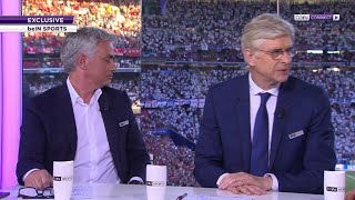 Jose Mourinho and Arsene Wenger are left STUNNED by Liverpool fans anthem Youll Never Walk Alone [upl. by Jolda]