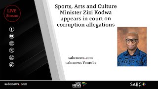 Sports Arts and Culture Minister Zizi Kodwa appears in court on corruption allegations [upl. by Aihppa]