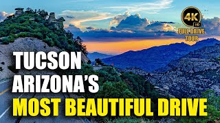 Mt Lemmon Highway Full Drive  Tucson Arizona 4K [upl. by Aihtebat]