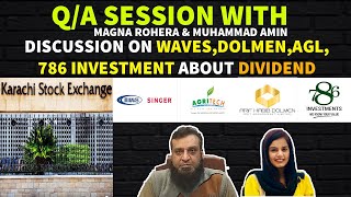 QampA Session Discussion on Dolmen City Reit DCR WAVES AGL 786 Investment About dividend amp FV [upl. by Sethi]