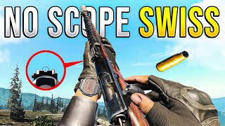 Using the Swiss K31 WITHOUT a SCOPE in Warzone [upl. by Orr87]