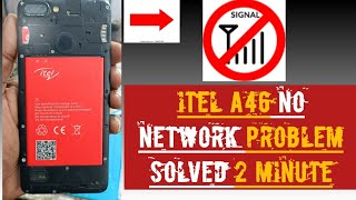 itel a46 model l5503 network problemno services problem solved [upl. by O'Doneven]