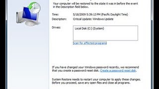 How to do a System Restore from Safe Mode Windows 7 [upl. by Kirenoj831]