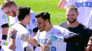 Extended Cut of Arenados walkoff home run to notch the cycle [upl. by Gracie822]