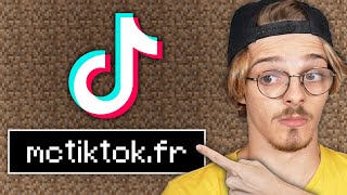 Jai visité les SERVEURS Minecraft de TIKTOK [upl. by Iht]