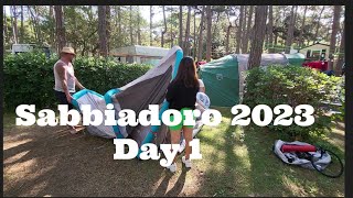 Sabbiadoro camping 2023  Day 1 [upl. by Swenson]