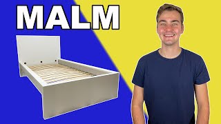 MALM TWIN Bed Frame IKEA Tutorial  Easy To Follow [upl. by Hasila]