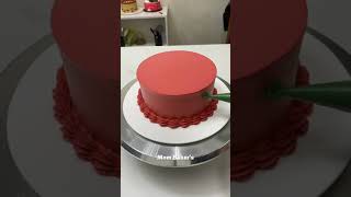 Merry Christmas Cake Decorating Design Idea  Mom Bakers [upl. by Beatriz]