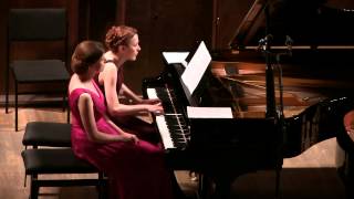 Debussy Petite Suite  The Gromoglasovas duo [upl. by Schwenk361]