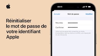 Réinitialiser le mot de passe de votre identifiant Apple sur votre iPhone  Assistance Apple [upl. by Sivert]