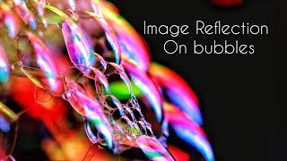 Image reflection on water bubbles  macro lens  telugu tutorials  Prasad pictorials [upl. by Akinihs720]