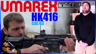 HK416 T4E Full Auto Cal43 UMAREX [upl. by Rayford]