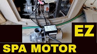 Freeflow Dreammaker spa motor replacement Motor making noise leaking [upl. by Edra]