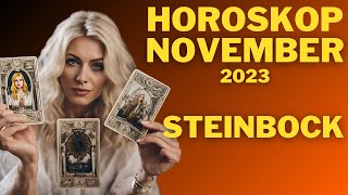 STEINBOCK ♑️🤩 NÄCHSTER SCHRITT IN DEINEM LEBEN ⭐️ Monatshoroskop  November 2023 steinbock tarot [upl. by Auqinot341]