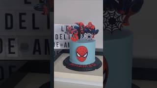 spiderman cakedecorating [upl. by Airemat]