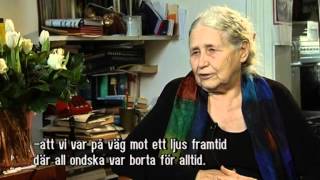 Malou intervjuade Doris Lessing i London 2008 [upl. by Diraj]