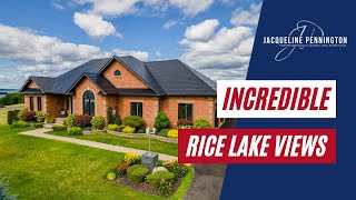 Incredible Views of Rice Lake  5387 Sutter Creek Dr Gores Landing  Jacqueline Pennington ReMax [upl. by Jacquelin]