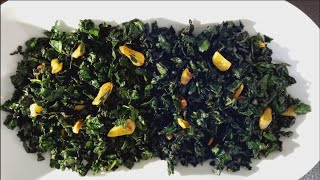 Cavolo Nero Kale amp Garlic Saute  Simple and Delicious Appetiser 823 [upl. by Mandych]