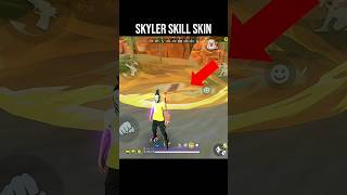 skyler skill skin🔥 free fire skyler anemo rhythm skin ffa2bgaming [upl. by Annoyk]