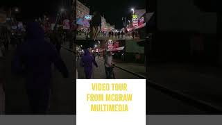 Beale Street in Memphis Tennessee video tour at night Produced by McGraw Multimedia [upl. by Anail]