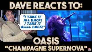 Daves Reaction Oasis — Champagne Supernova [upl. by Bogart11]