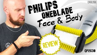 Philips OneBlade Face amp Body Review ► Whole body w just one device ✅ Reviews quotMade in Germanyquot [upl. by Asa]