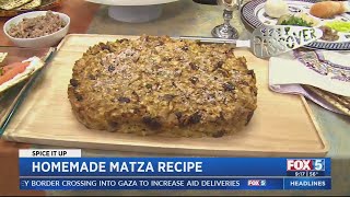 Homemade Apple Matzah Kugel Recipe for Passover [upl. by Namajneb]