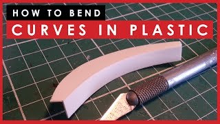 How to bend curves in styrene or plastic for scale models [upl. by Gottlieb]