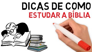 13 dicas de Como ESTUDAR a BÍBLIA  55 [upl. by Goeger664]