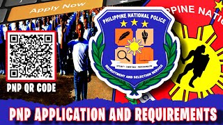 HOW TO APPLY IN THE PNP l REQUIREMENTS l ONLINE APPLICATION l Portal QR CODE l Porla Patria [upl. by Ecirtnuahs]