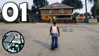 GTA San Andreas Remastered  Part 1  The Beginning [upl. by Neerbas616]