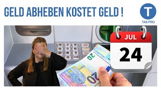 Sparkasse will Geld fürs Bargeld abheben  einzahlen [upl. by Kevina253]