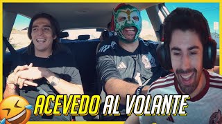 🤣 quotQue NO se me VAYA el CBRNquot  😂 CARLOS ACEVEDO al VOLANTE con ESCORPIÓN DORADO [upl. by Enelyak]