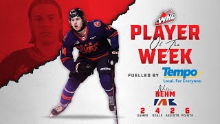 WHL Player of the Week – Nathan Behm [upl. by Aynahs]