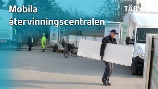 Mobila återvinningscentralen i Täby kommun [upl. by Akinimod]