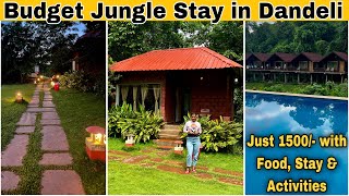 Tusker Trails Dandeli Resort  Budget Jungle Stay in Dandeli  1500 with Food Stay amp Activities [upl. by Amles]