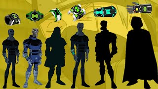 Michael Morningstar  Darkstar all versions with different omnitrix Fan made  Ben 10 [upl. by Chor]