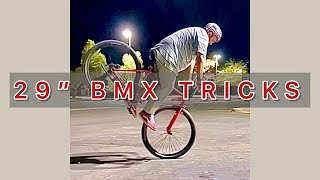 29” BMX BIKE TRICKS [upl. by Ayrolg]