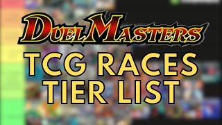 Duel Masters TCG Races TIER LIST [upl. by Adnicul]