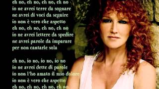 Fiorella Mannoia  Lunaspina  Base musicale con testo [upl. by Ayat]