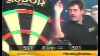 Priestley amp Bristow vs Deller amp Harvey 1995 Butlins World Team Dart Championships Part 10 [upl. by Tyler]