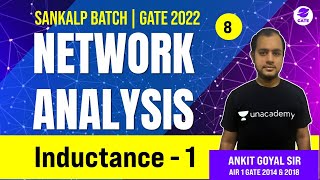 Inductance  1  L 8  Network Analysis  Sankalp GATE 2022 Batch AnkitGoyal [upl. by Naud]