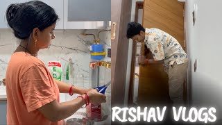 Vlog  नये घर की साफ़ सफ़ाई  Rishav Thakur Vlogs [upl. by Atiuqan]