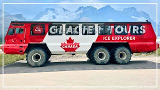 We Tried the Glacier Monster Truck in Banff  Columbia Icefield Adventure amp Skywalk [upl. by Arakal]