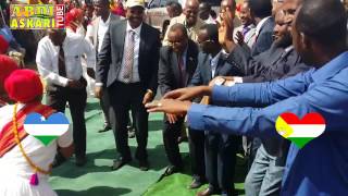 Madaxweyne Cabdiweli Gaas oo lagu soo dhoweeyay Dhaanto Cajiib Markuu Booqasha kutegay DDSI [upl. by Anetsirhc236]