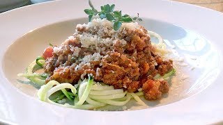 Spaghetti Bolognese – sundere med squashspaghetti [upl. by Tillfourd806]